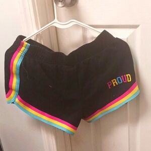 Spencer's BodyRage Pansexual Booty Shorts Pride